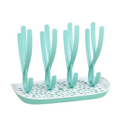 China New Product BPA Free Style Baby Accessories PP Plastic Bottle Making Drying Rack for sale