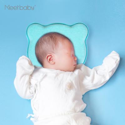 China Protect Baby Kids Memory Pillow Sleep Care Main Hot Selling Newborn Baby Head Shaping Pillow For Flat Head for sale