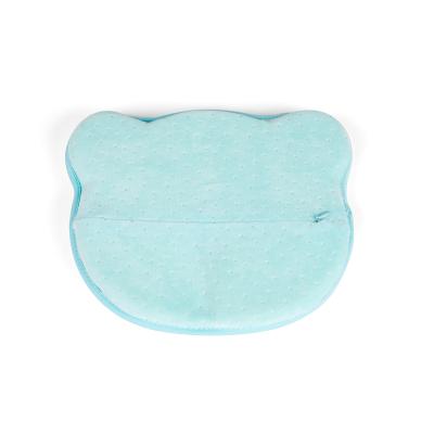 China Protect Newborn Baby Head Infant Head Shaping Pillow Memory Foam Cushion For Perfect Flat Head Caring Sleep For Baby for sale