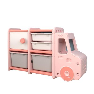 China Multi-Function Plastic Kids Toy Cabinet Storage Children Toy Storage Box Assemble Organizer Rack Drawer Toys Organizer for sale