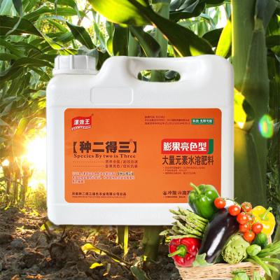 China Blend NPK 20-20-20 Water Soluble Liquid Fertilizer Promoting Fruit Development for sale