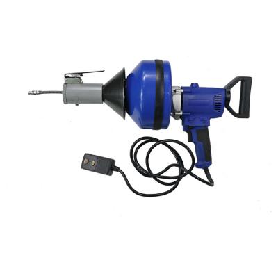 China Metal Tools / Coil Cleaning Good Quality Drain Machine Built In Gfci Safety Drill Drain Cleaner for sale