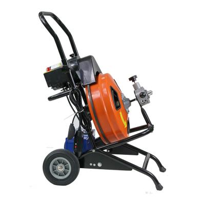 China Sustainable Hot Selling Snake Pipe 8 Wheels Easy Moving Snake Drain Cleaner Machine for sale