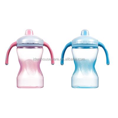 China BPA Free 10oz/300ml Baby Sip Spill Proof Cup With Double Handle for sale