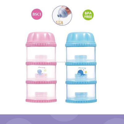 China BPA Free Baby Milk Powder 3 Layer Container for sale