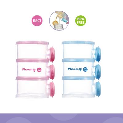 China BPA Free Baby Milk Powder 3 Layer Container for sale