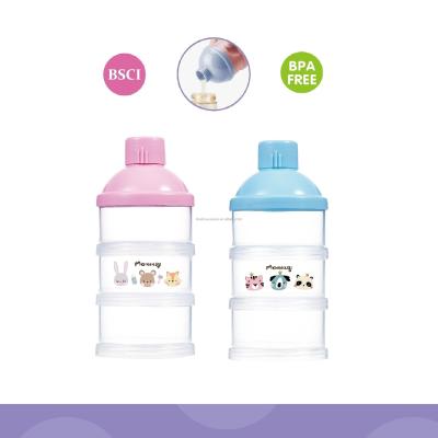 China BPA Free Baby Milk Powder 3 Layer Container for sale