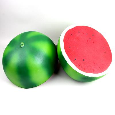 China Toy Funny Super Jumbo Soft Fruit Watermelon Squishies Slow Rising Squishy Toys Sniffed Anti Relax Balls Squishy Toy Supplier for sale