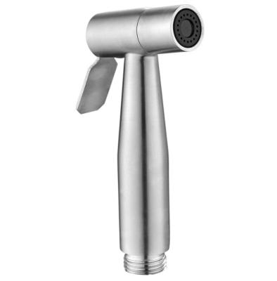 China Stainless Gun 1.5/2M Telescopic Bathroom Shower Bidet Sprayer Sefl-Cleaning Portable ABS Handheld High Pressure Brass T-Valve Stainless Steel Hose for sale