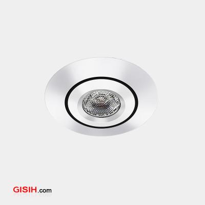 China Modern 3W LED Recessed Spotlight 3000K IP20 Silver Round Ceilinglight (LC7267X) for sale