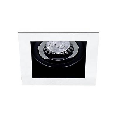 China Modern white square 4W dc12V mr16 high PF recessed double dead led spotlight LC7293 for sale