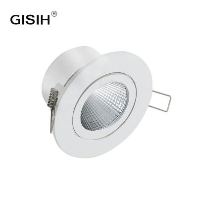 China Gisih Modern Super Bright Anti-glare Ceiling Spotlight 7W Recessed COB Led Downlight For Hotel Office Restaurant Home Wall Wash for sale