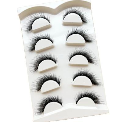 China Full Strip Natural Soft Eyelash Lashes 2023 10-28 Mm Self Adhesive Fluffy Eyelashes 10-28 Mm Brand Logo Mink Eyelashes Bestseller With Free Wick Box for sale