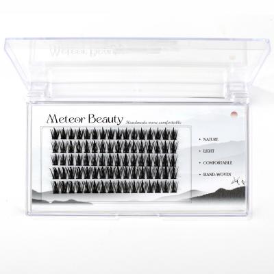 China Natural Long Segmented Eyelash Bunch Lashes Professional Different Lashes Extensions Fan False Mink Easy Person for sale