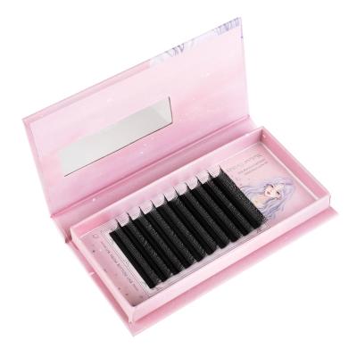 China Natural Long Segmented Eyelash Bunch Lashes Professional Different Lashes Extensions Fan False Mink Easy Person for sale