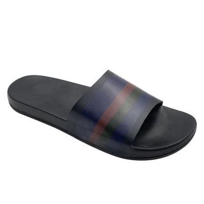 China High Quality Custom Made Black Men Beach Anti-Smell Summer Slides Slippers Plastic EVA PVC PVC Slides Sandals for sale