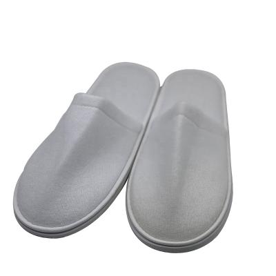 China Wholesale Custom White Soft And Comfortable Towel Spa Hotel Disposable Slippers In Bulk for sale