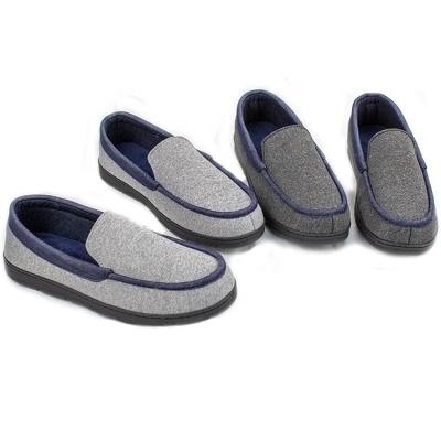 China Fashion Lightweight Denim Upper Anti Slip Sole Rubber Slip On Casual Loafer Shoes Loafers For Men for sale