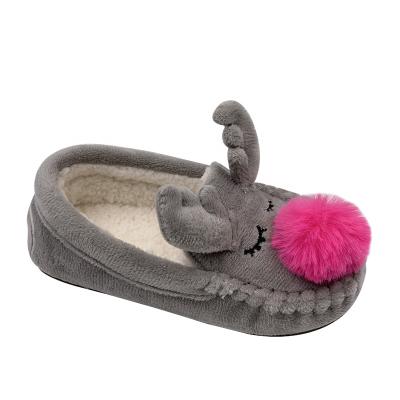 China Cute Anti-Smell Pom Pom Children Moccasin Shoes Infant Toddler Soft Moccasins for Girls for sale