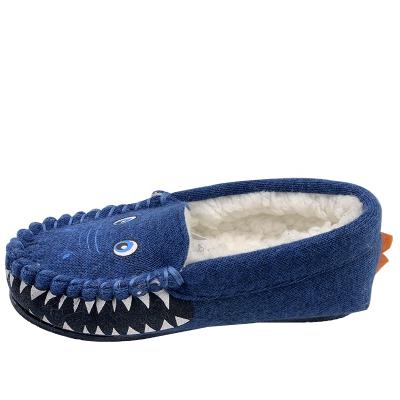 China Anti-odor Fashion Kids Baby Shoes Moccasins Comfortable Soft Fluffy Boys Loafers for sale