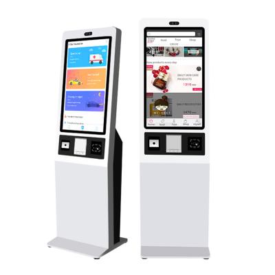 China Factory Price Chinese Indoor Restaurant Steel Plate Hardware Automatic Cold Rolled Order Touch Screen Payment Kiosk for sale