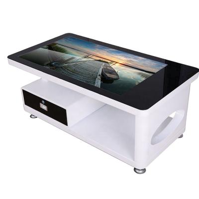 China Cold Rolled Steel Plate Material Factory Direct Interactive Touch Screen Smart Table For Meeting Trade Shows for sale