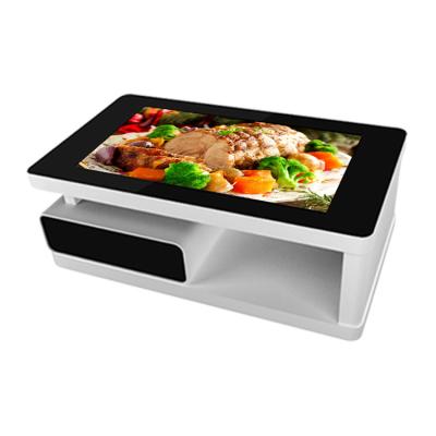 China Chinese Cold Rolled Steel Plate Material Supplier Flat Top Touch Screen Table Top Kiosk In Conference Room for sale