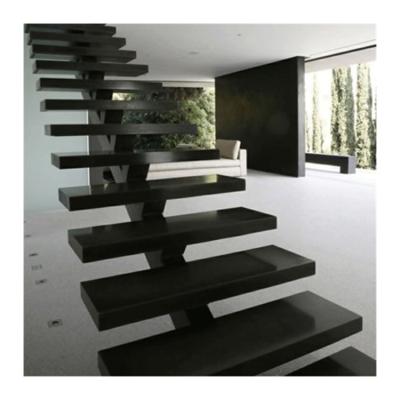 China industrial straight staircase simple design staircase design best price wood stairs treads staircase for sale