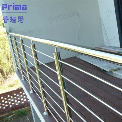 China Indoor Luxury Rod Bar Railing With Aluminum Aloy/ Carbon Steel/PVC/Wood Handrail for sale