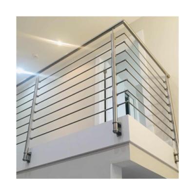 China Stainless Steel 304/316 Rod Bar Railing Brushed/Polish Finished Square/Round Handrail for sale