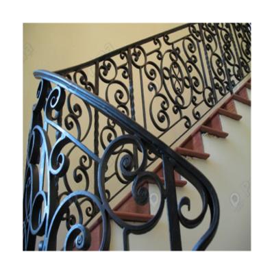 China Household Individual Wrought Iron Fence Picket Cheap Price Fencing Net Iron Wire Mesh Iron Staircase Railing for sale