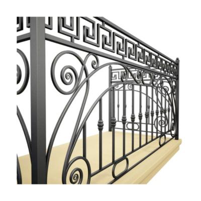 China Hand-Made Craft Wrought Iron Fence Railing Suitable For Hotel, Outdoor and Indoor for sale