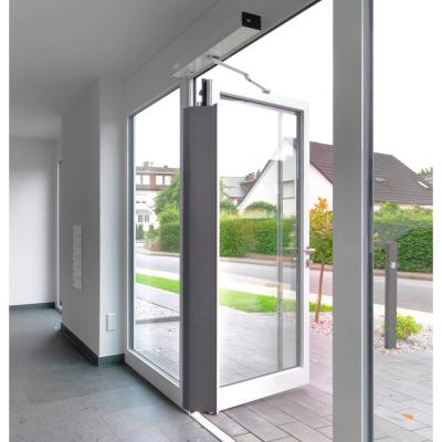 China Prefabricated Aluminum Swing Entrance Front Door 1.4/1.6/1.8mm Profile Thickness for sale