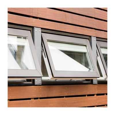 China Chain Winder Awning Aluminum Glass Window Anti-Theft With Folding, Magnetic Screen for sale