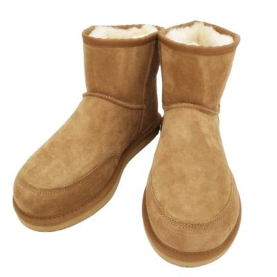 China HQB-MS001 OEM/ODM/factory Custom Made High Quality Men's Winter Boots Snow Boots Classic Style Genuine Sheepskin Boots For Men. for sale