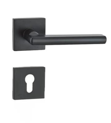 China Durable High Security Door Pull Handle with Main Lock and Spring Door Handle Return Lock Set - Buy for sale