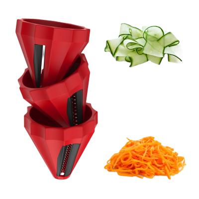 China Viable Mandoline Food Slicer Fruit Cheese Slicer Stainless Steel Potato Tornado Tornado Slicer for sale