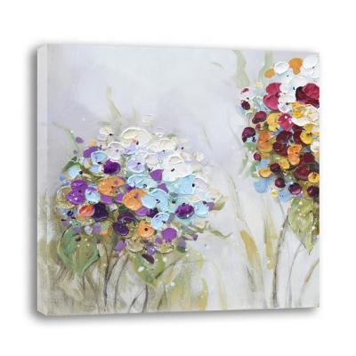 China Environmental Materials Promotional Abstract Flower 3d Pop Painting Designs Large Pictures Of Flowers Oil Paintings for sale