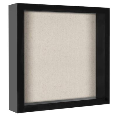 China Environmental Materials Wholesale 3d Shadow Bulk Cheap Box Frame , Black - 11x11 Black / White / Wood for sale