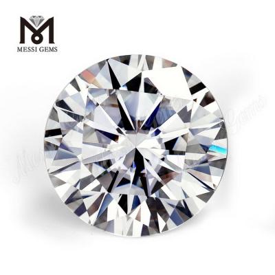 China High Quality Loose gemstone price per carat 8mm DEF white round moissanite for sale