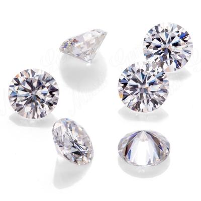 China Super white 7.5mm round brilliant cut quality 1.5ct moissanite loose gemstones for ring for sale