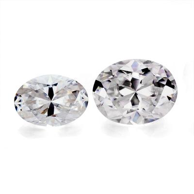 China loose def grade oval moissanite synthetic diamonds fancy stones for sale