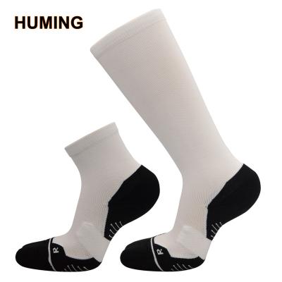 China Antibacterial high quality polyester sublimation unisex empty socks for sale