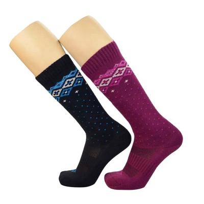 China QUICK DRY Knee High Warm Compression Ski Socks Wool for sale