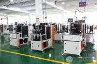 China Color automático del blanco del regulador del CNC de la máquina de atadura del estator del motor la monofásico en venta