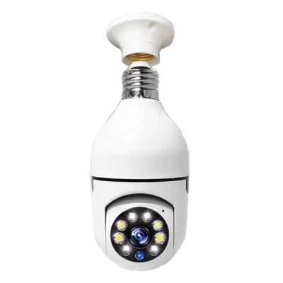 China Security Monitoring WiFi 2.4GHz CCTV 2MP E27 Bulb Interface Camera 2 Way Wireless Night Vision Audio Auto Human Path Monitor for sale