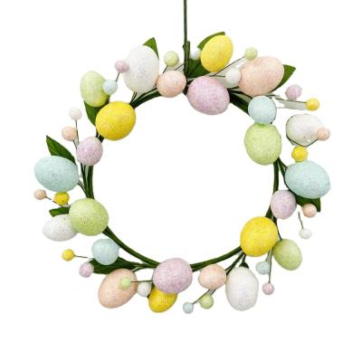 China Europe; Artistic Hot Sale Party Decorations Outdoor Home Wall Hanging Ornaments Happy Easter Egg Garlands for sale