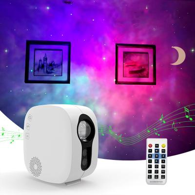 China Change Colors 2021 New Sterrenhemel Proyector BT Laser Night Lights Smart Wifi Galaxy Projector Galaxia Speaker Starry Light Projector for sale