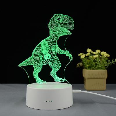 China 3D Illusion Photo Table LED Room Decor Anime 3D Light Custom Creative Modern Anime Christmas Acrylic Lamp Kid's Light for sale