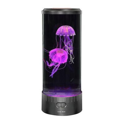 China 2021 Amazon success jellyfish lamp tending colorlife led jellyfish lamp, 7 color changing electric round jellyfish aquarium lava night lamp for sale